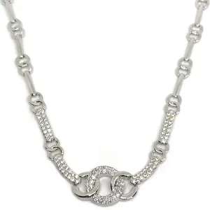 Absolute Silver Linked Circles Necklace