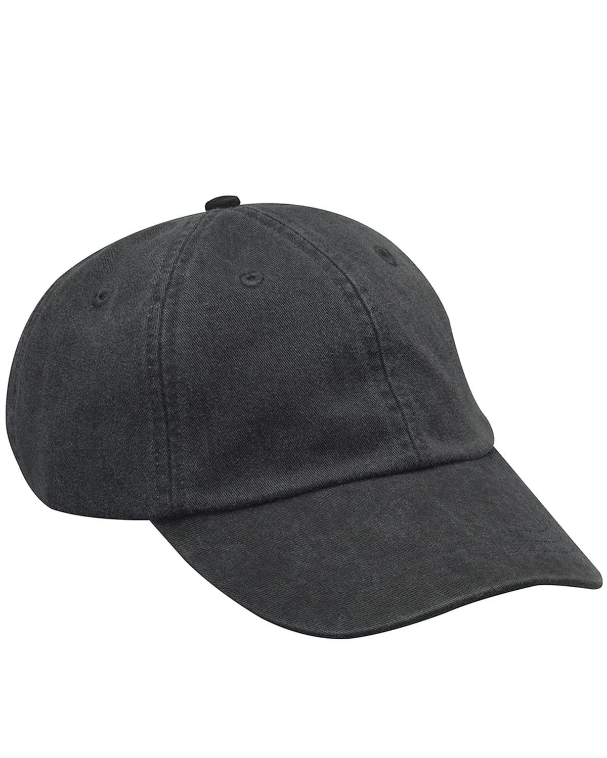 Adams Low-Profile Washed Pigment-Dyed Cap | Black