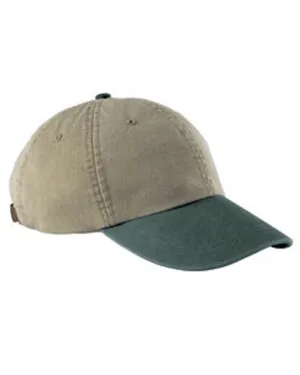 Adams Low-Profile Washed Pigment-Dyed Cap | Khaki/ Forest