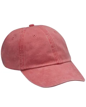 Adams Low-Profile Washed Pigment-Dyed Cap | Poppy