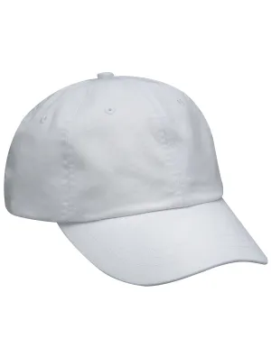 Adams Low-Profile Washed Pigment-Dyed Cap | White