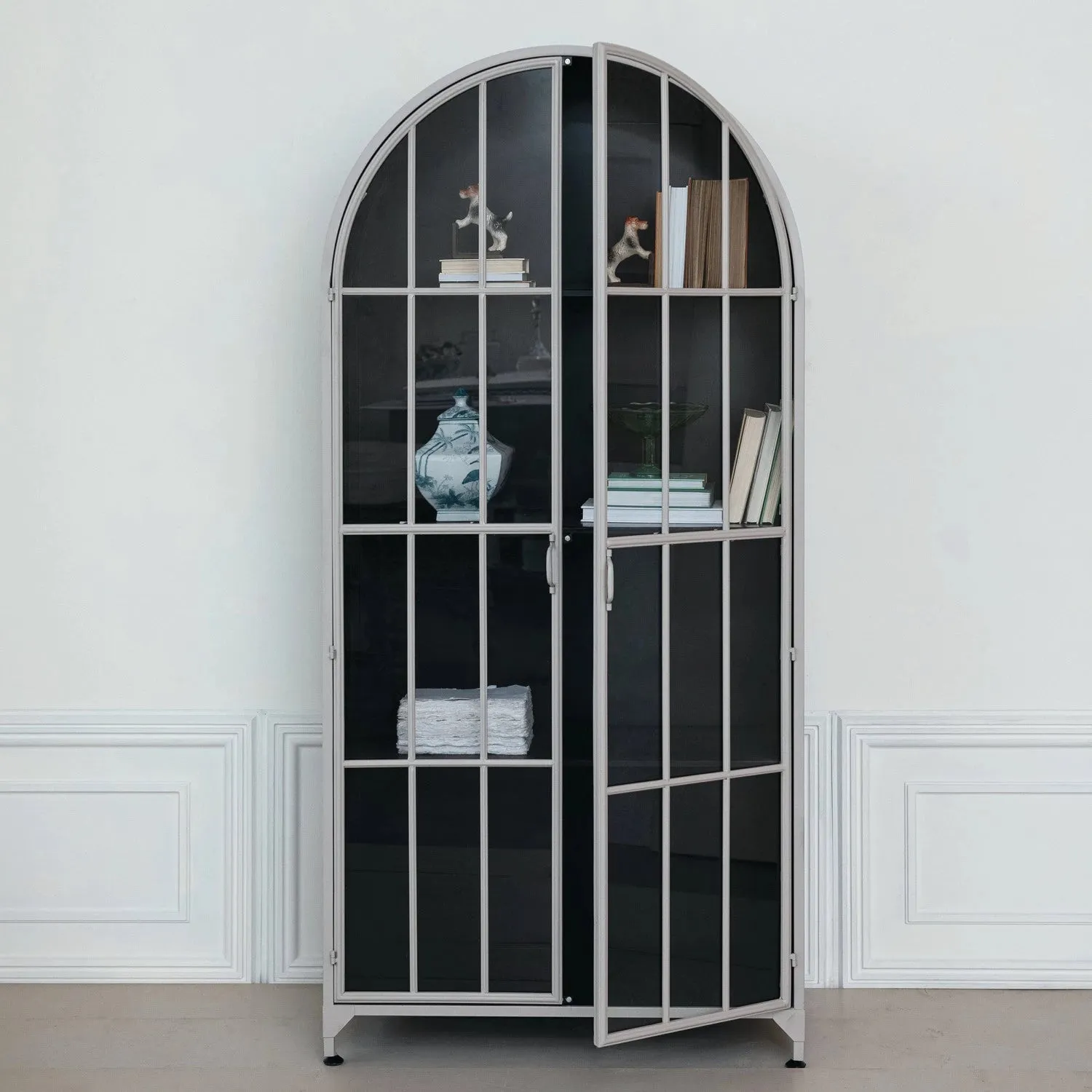 Adrian Arched Metal Cabinet