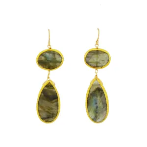 Alexa Labradorite Earrings