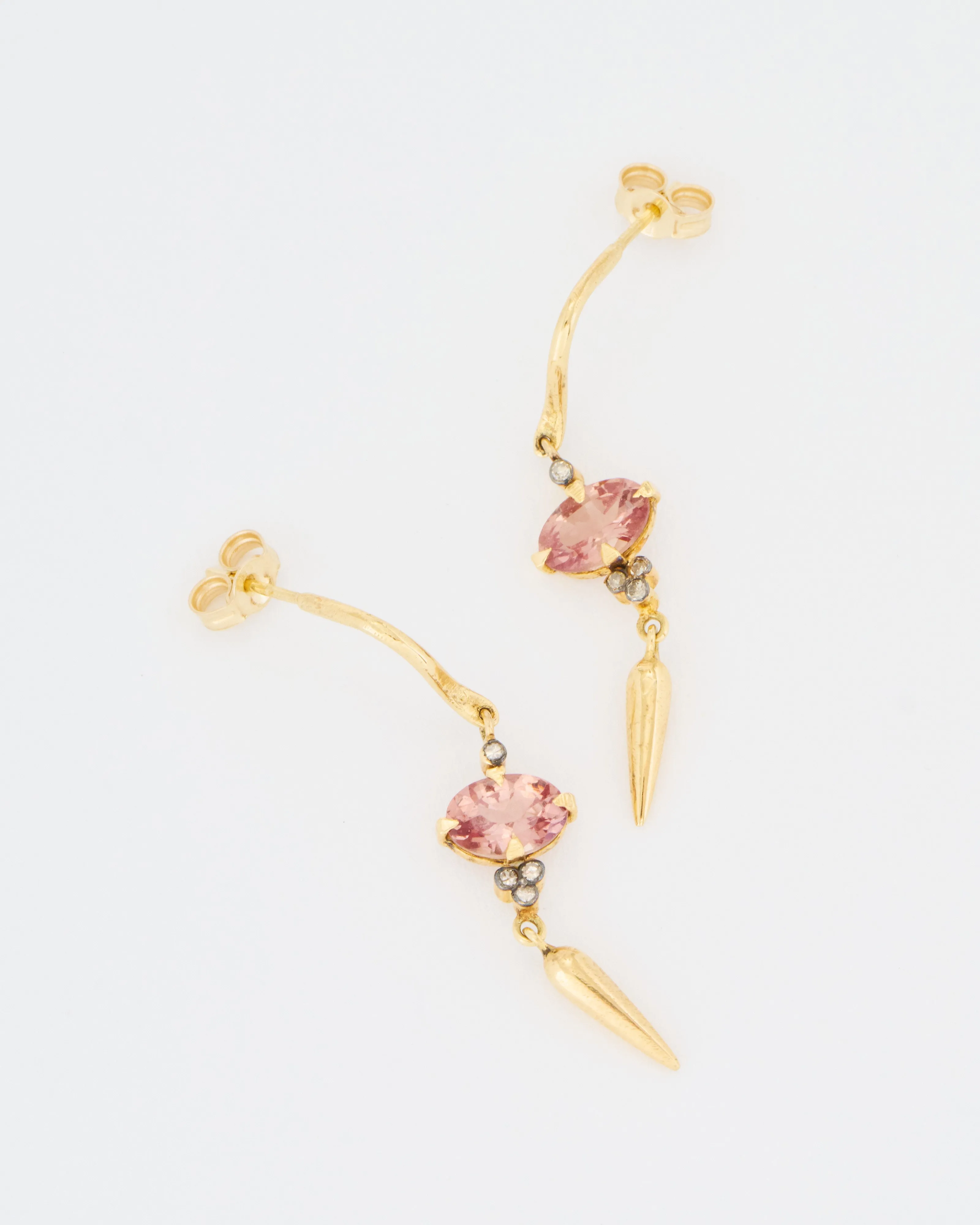 almandine garnet earrings