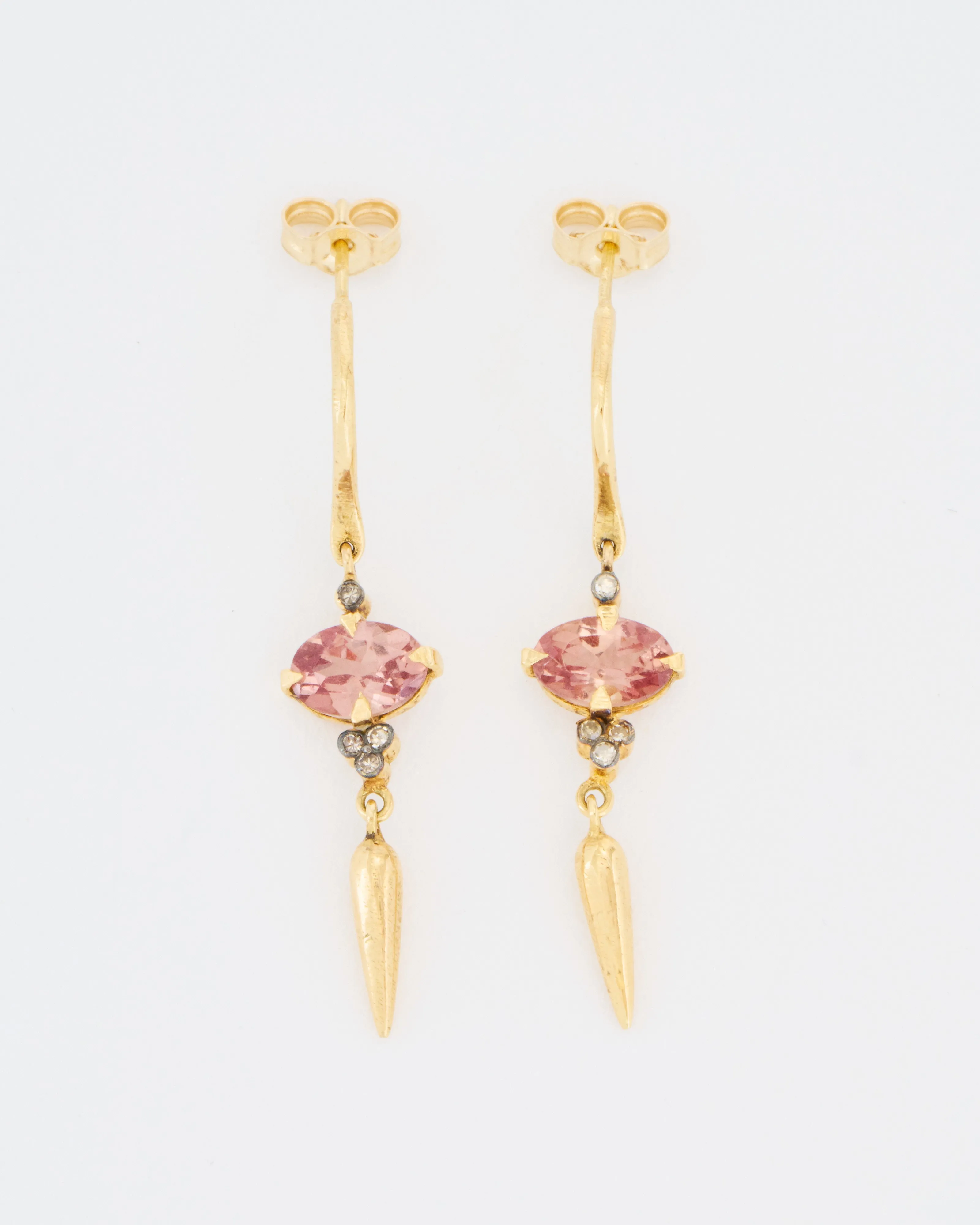 almandine garnet earrings