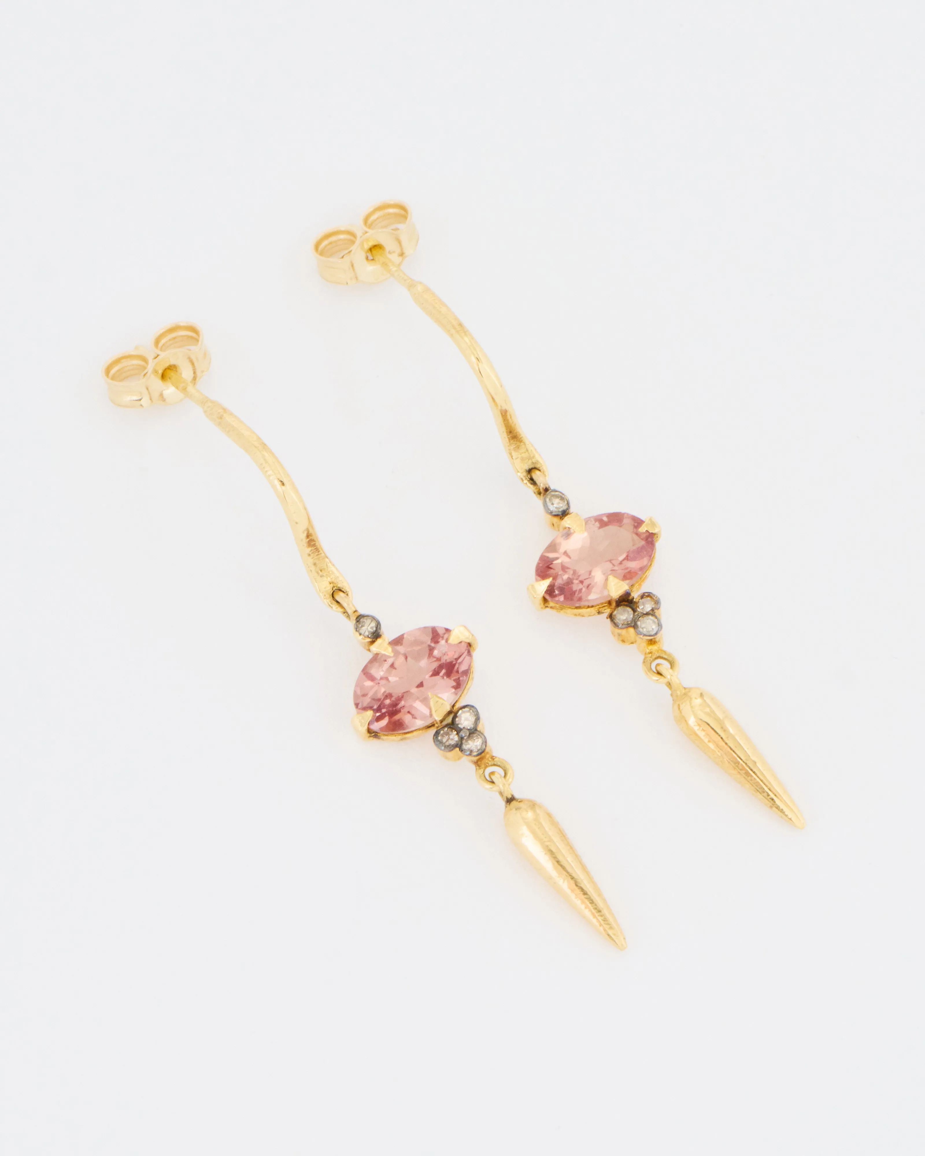 almandine garnet earrings
