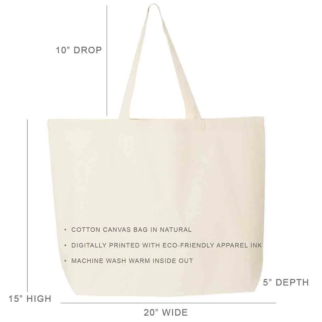 Alpha Gamma Delta Tote Bag with Bow in Sorority Color
