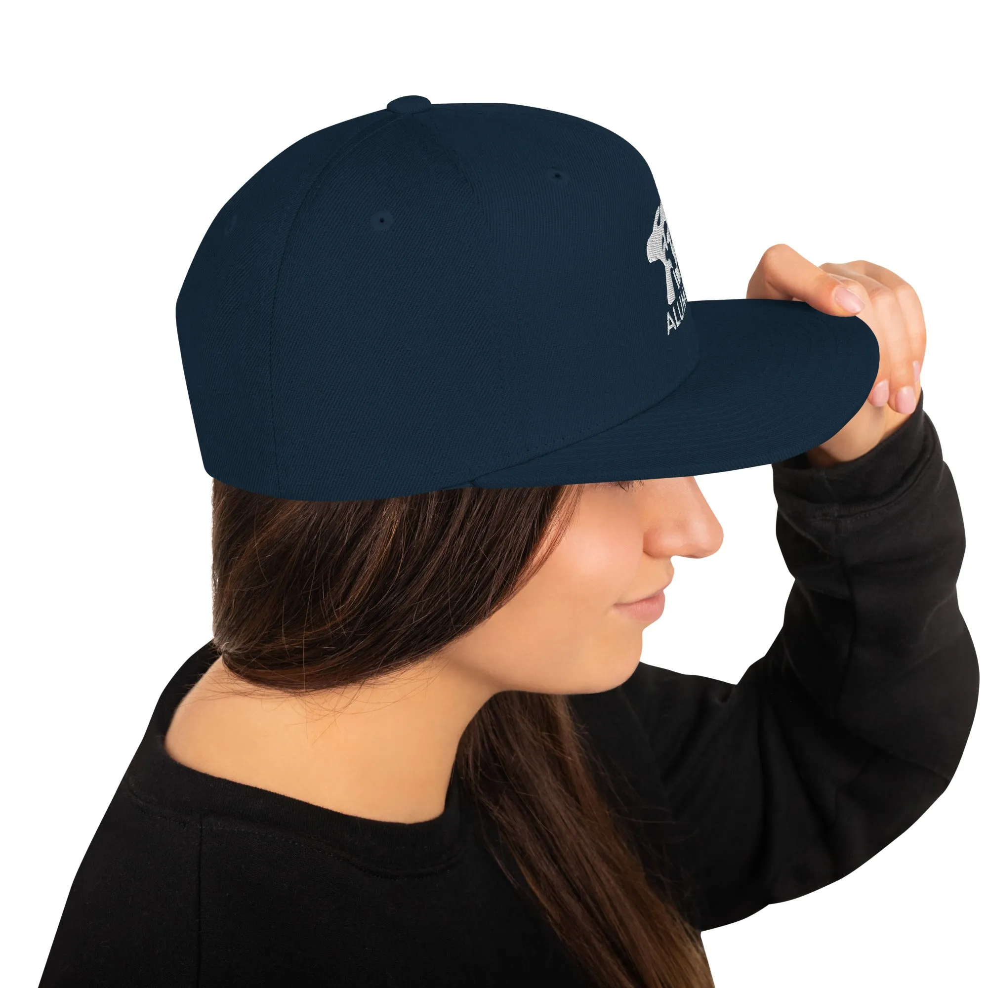 Alumni Embroidered Snapback Hat