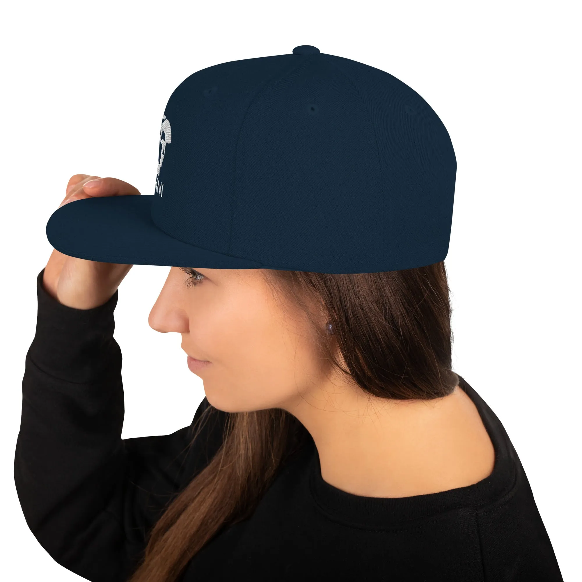 Alumni Embroidered Snapback Hat