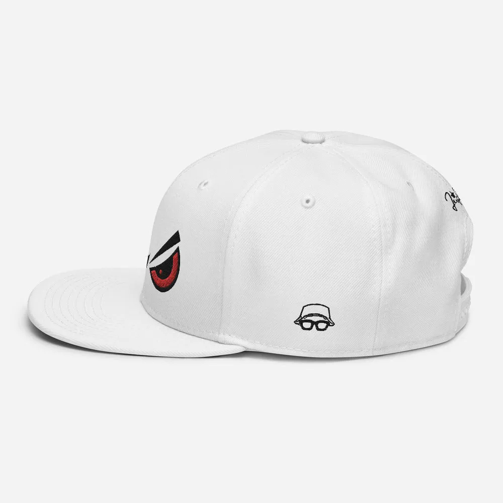 Angry Eyes Snapback Hat
