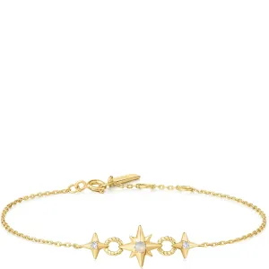Ania Haie Chill Voyager Gold Linked Star Bracelet