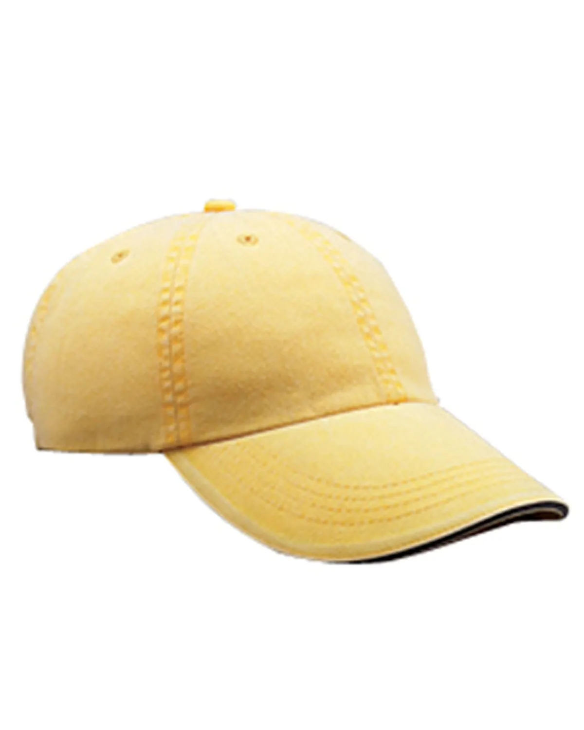 Anvil Low-Profile Pigment-Dyed Twill Cap | Sunshine
