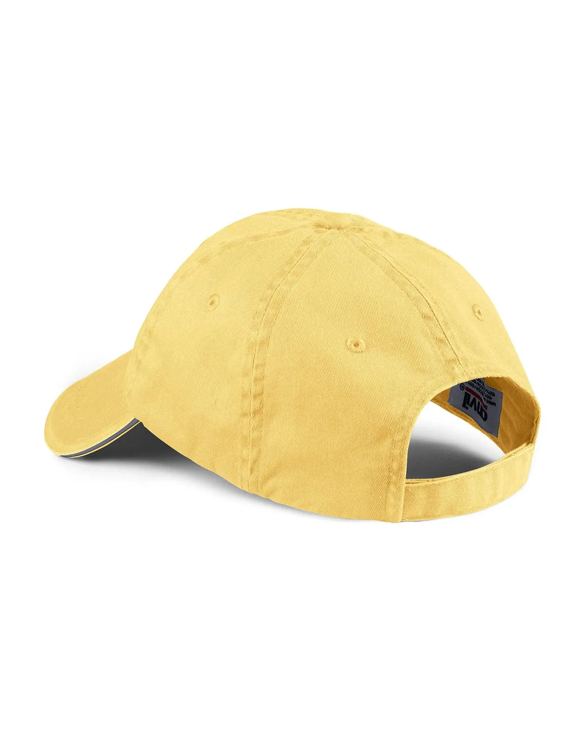 Anvil Low-Profile Pigment-Dyed Twill Cap | Sunshine