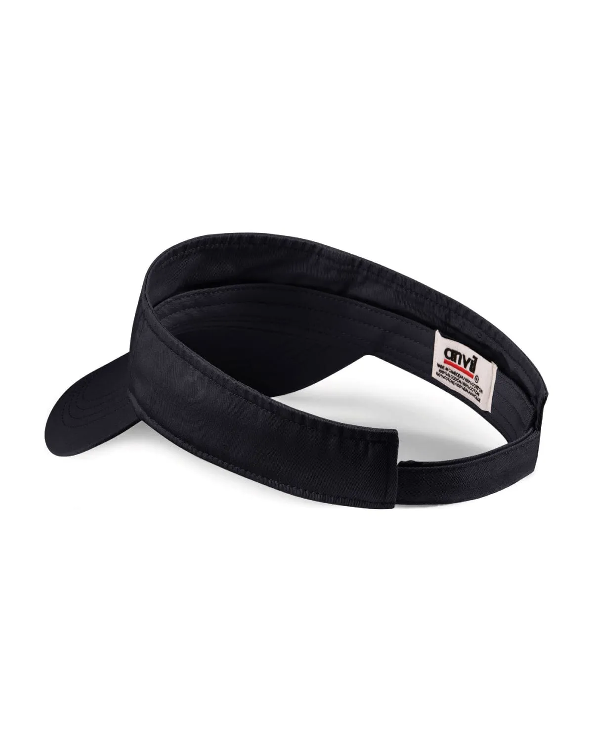 Anvil Solid-Low Profile Twill Visor | Black