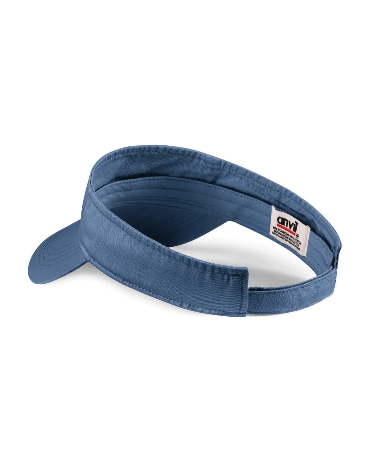 Anvil Solid-Low Profile Twill Visor | Navy