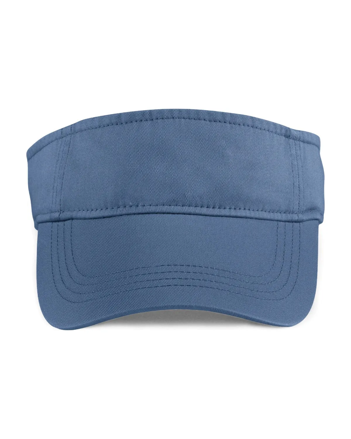 Anvil Solid-Low Profile Twill Visor | Navy