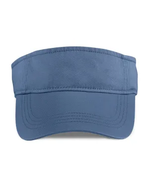 Anvil Solid-Low Profile Twill Visor | Navy