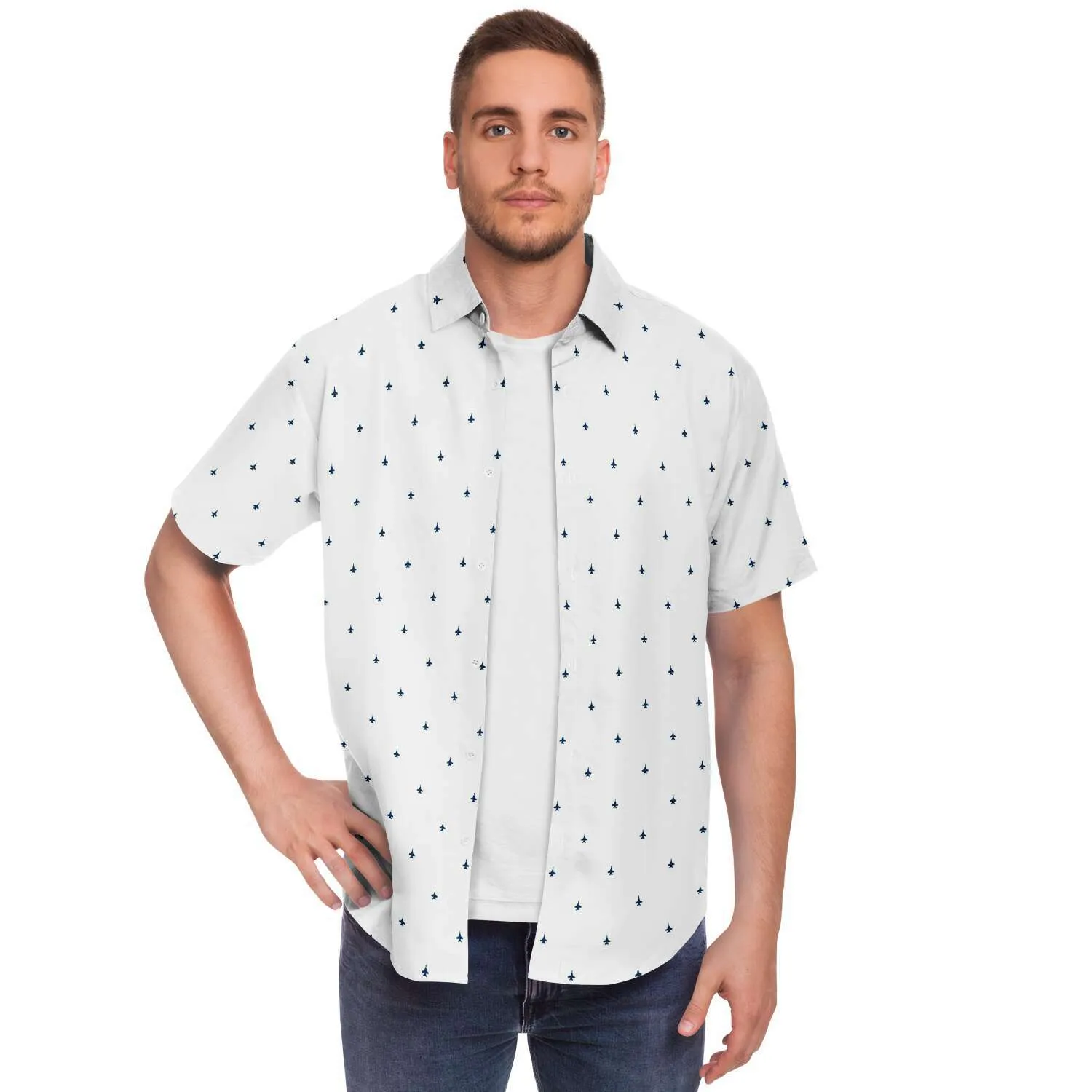 ANY Aircraft Subtle Mens Button Down Shirt