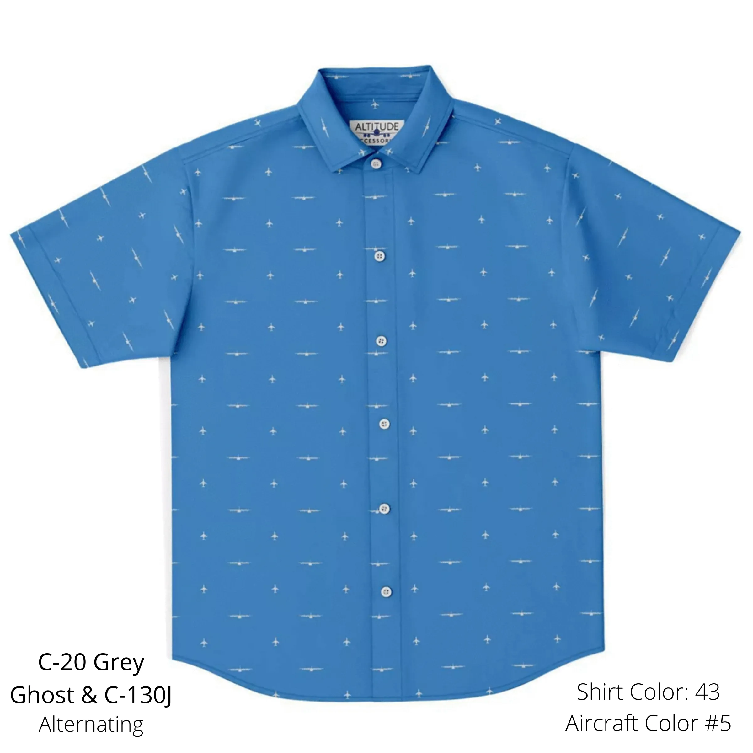 ANY Aircraft Subtle Mens Button Down Shirt