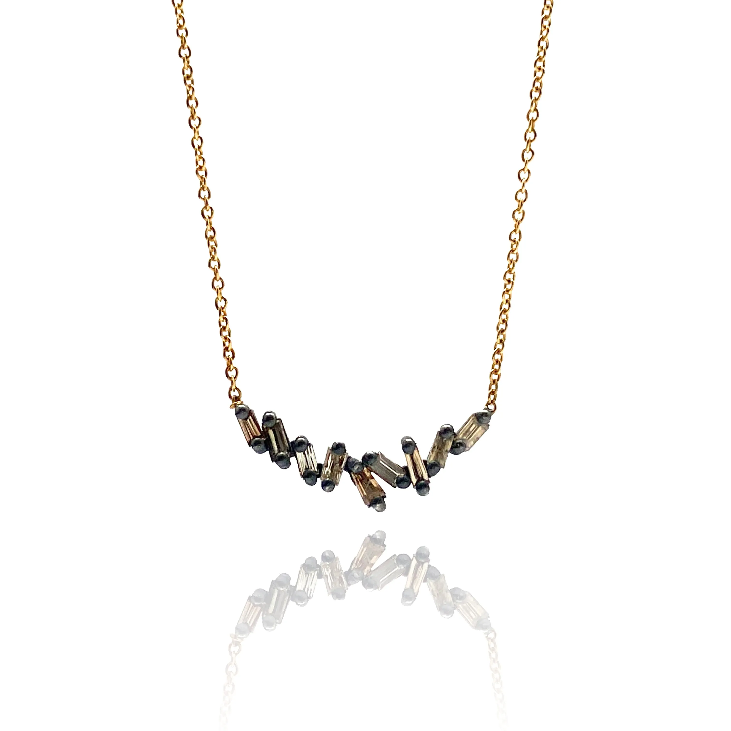 Arched Diamond Necklace