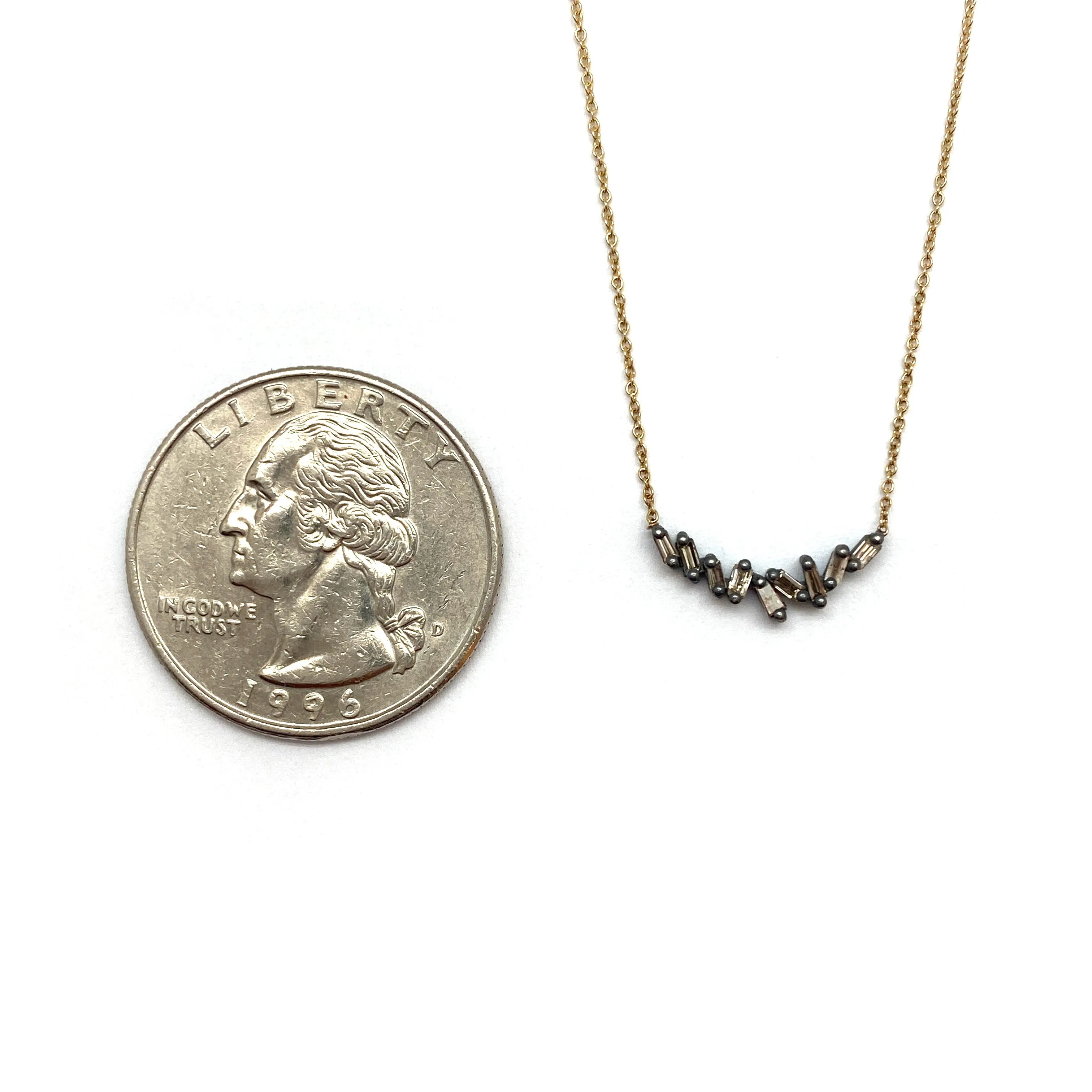 Arched Diamond Necklace