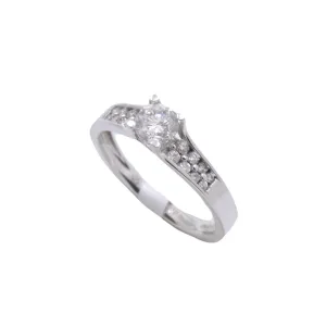 Arched Diamond Ring