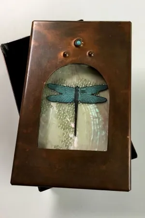 Arched Dragonfly Reliquary Box