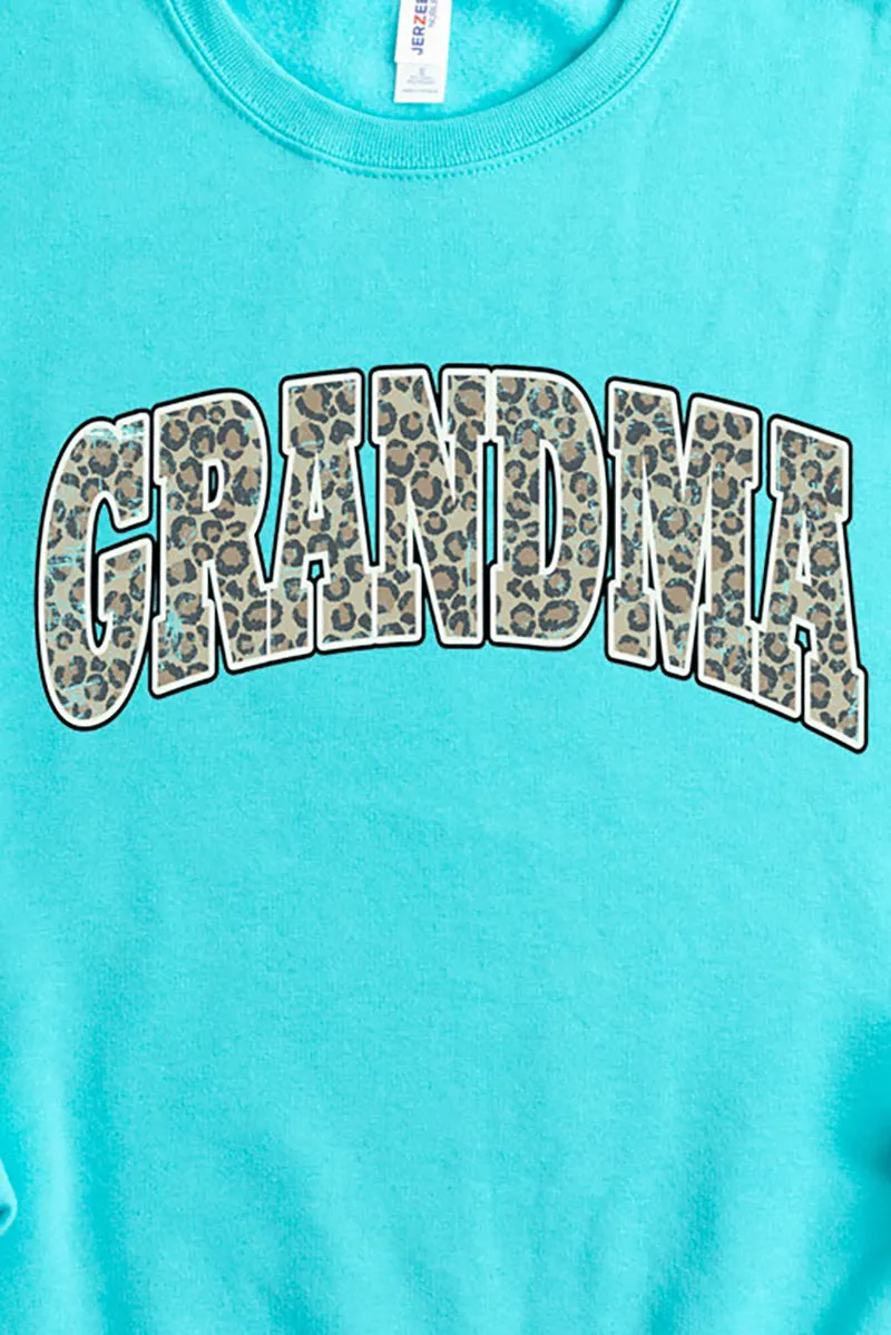 Arched Grandma Leopard Unisex NuBlend Crew Sweatshirt