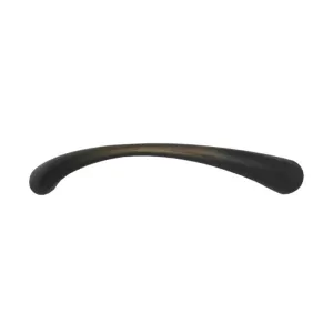 Arched pull handle made of solid brass.