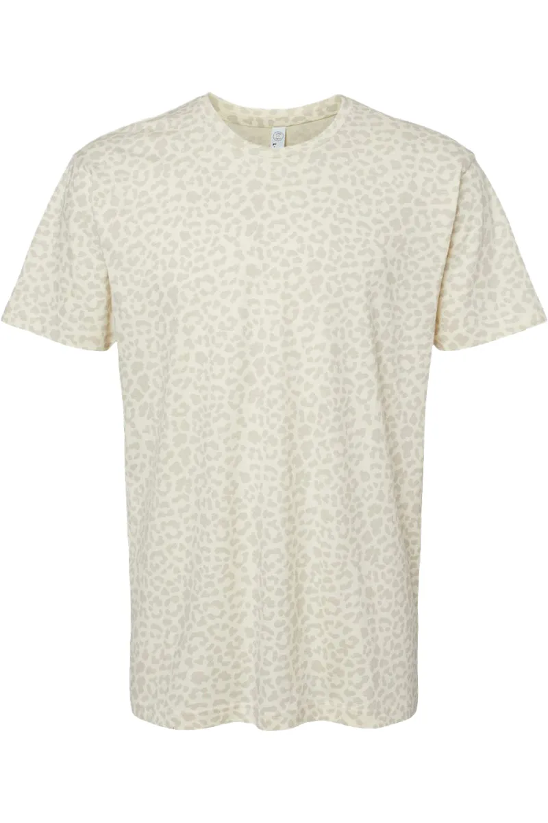Arched Rowdy Leopard Fine Jersey Tee