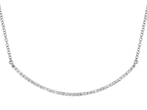 Arched Shaped Diamond Necklace