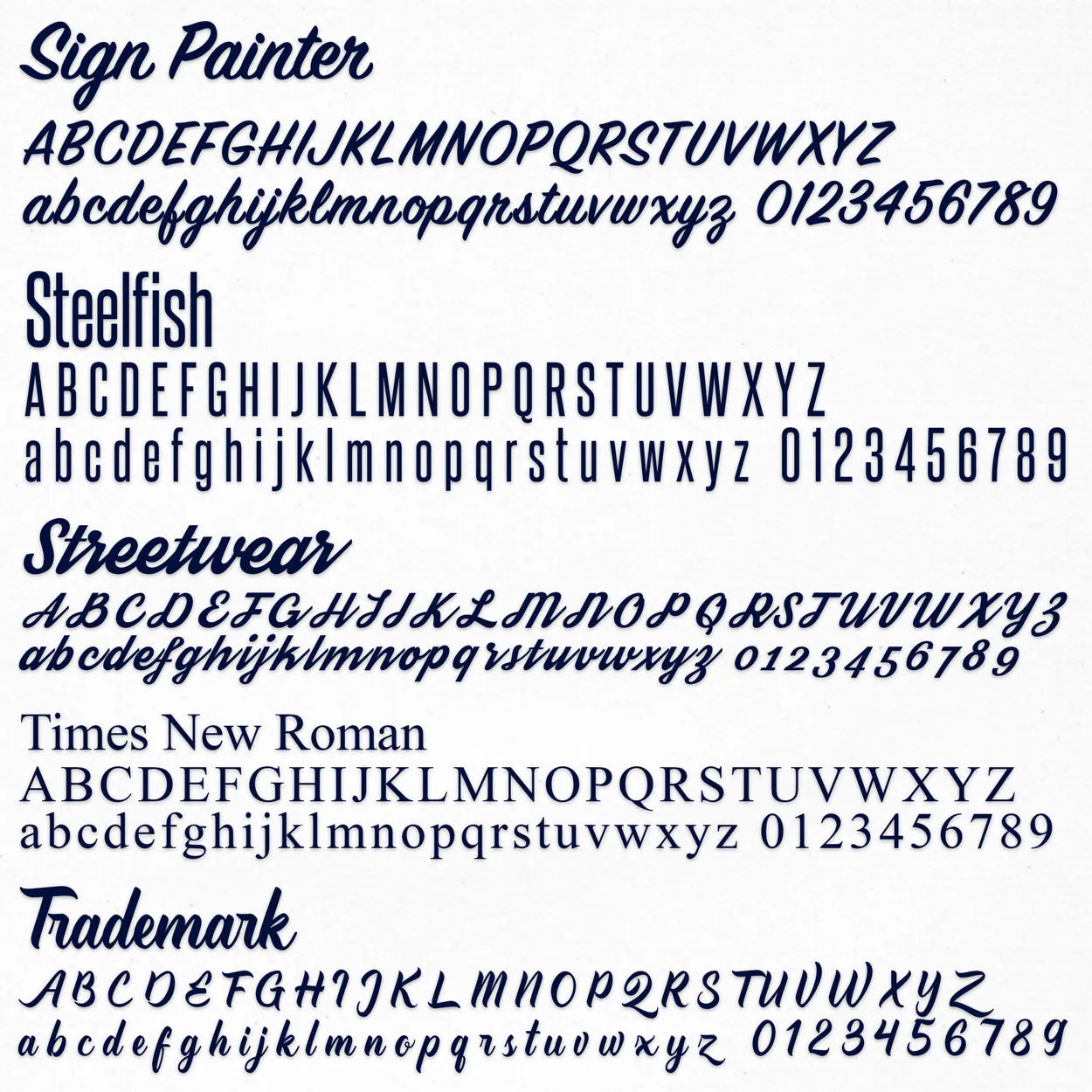 Arched Two Line Decal, 2 Pack