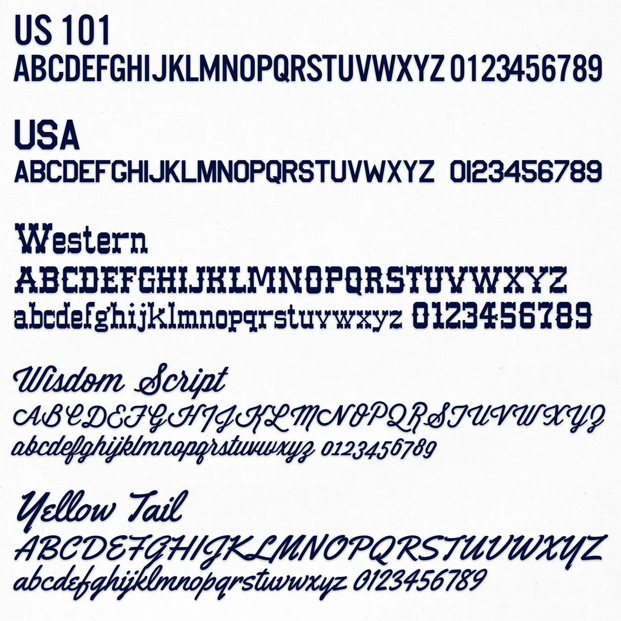 Arched Two Line Decal, 2 Pack