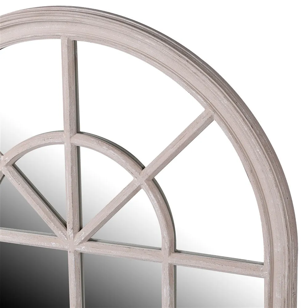 Arched Window Mirror | Taupe