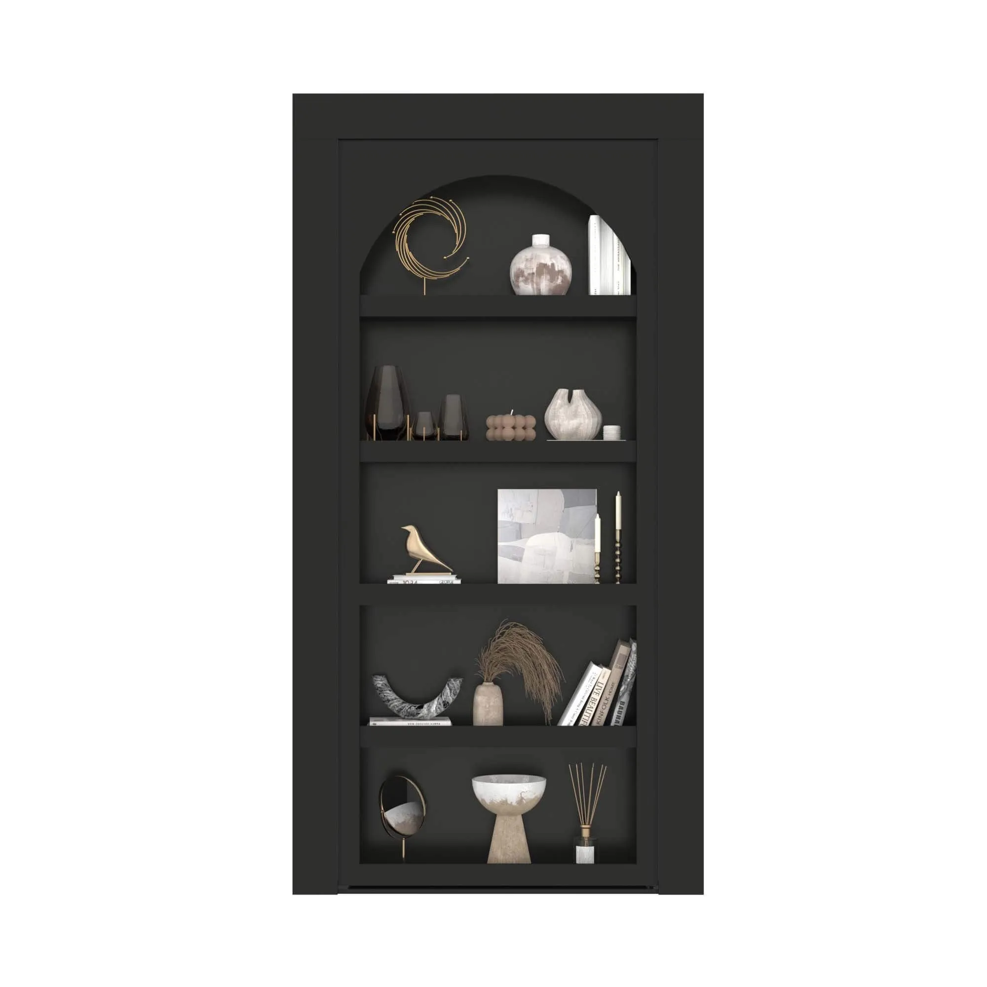Archway Bookcase Door