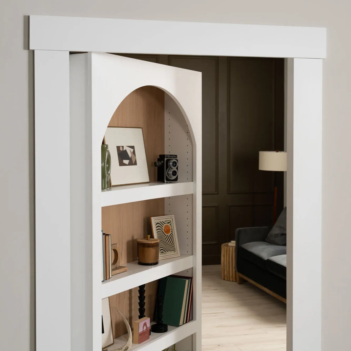 Archway Bookcase Door