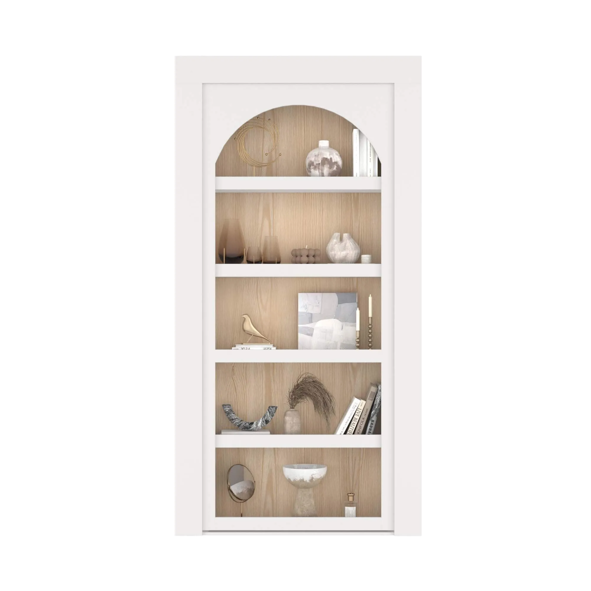 Archway Bookcase Door