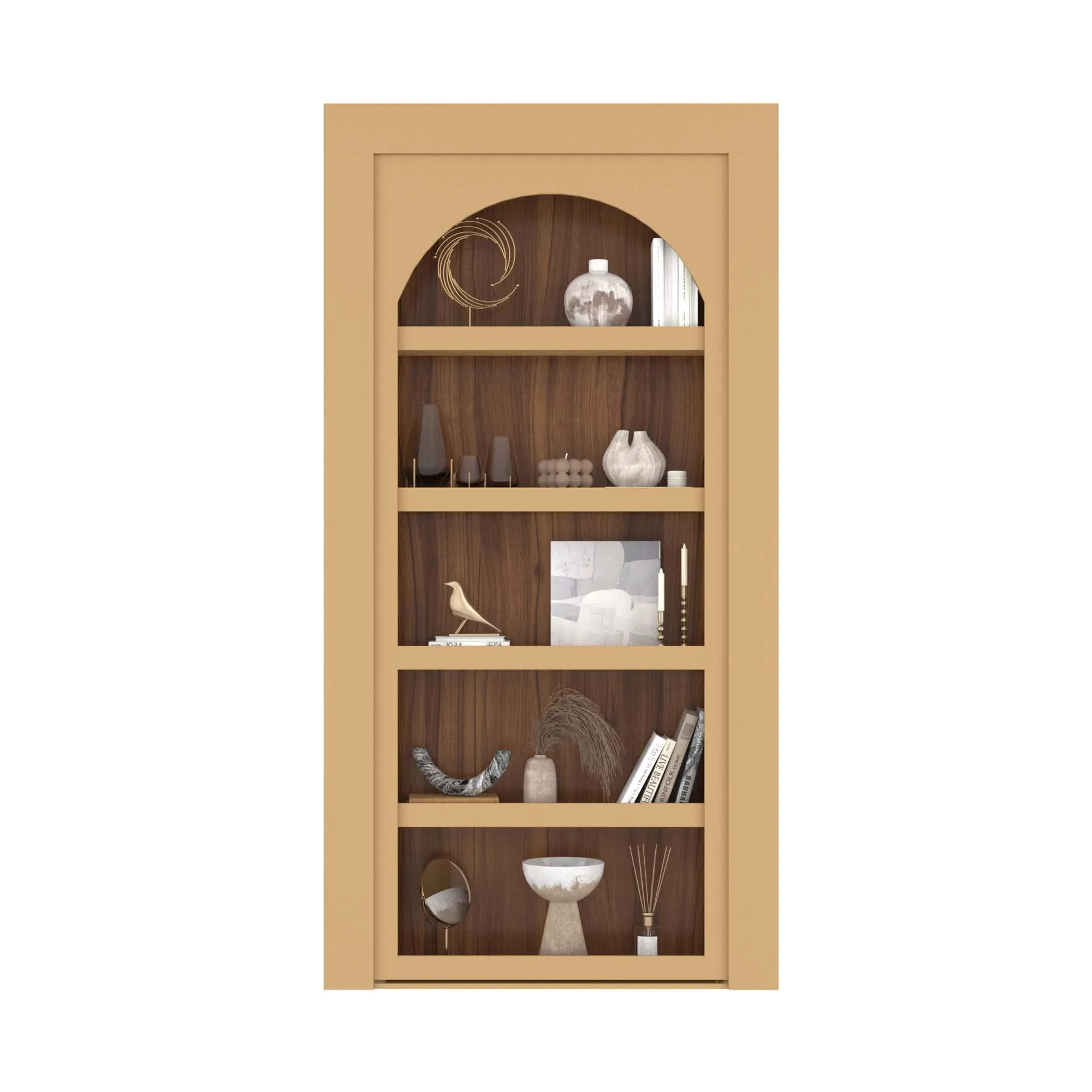 Archway Bookcase Door
