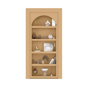 Archway Bookcase Door