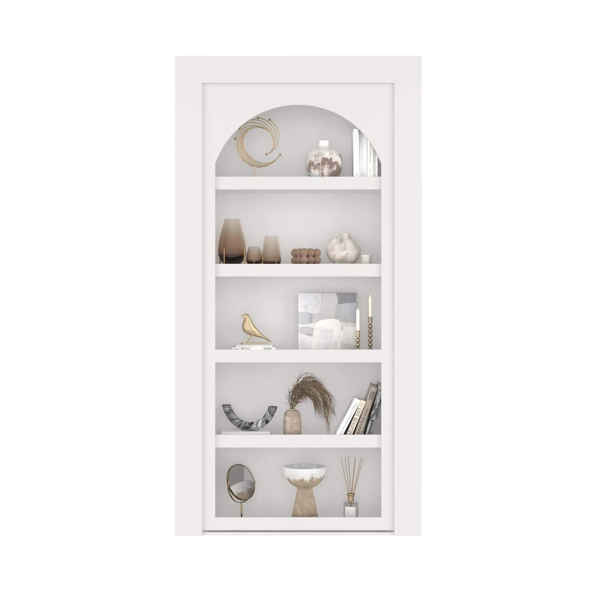 Archway Bookcase Door