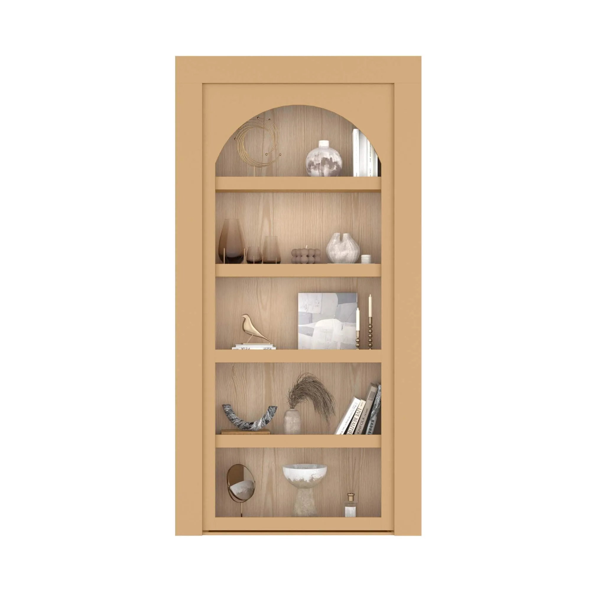 Archway Bookcase Door
