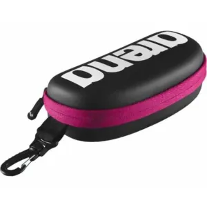 Arena Goggle Case  - Black-White-Fuchsia