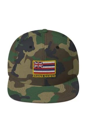 Asana Hawaii Island Flag Snapback Hat