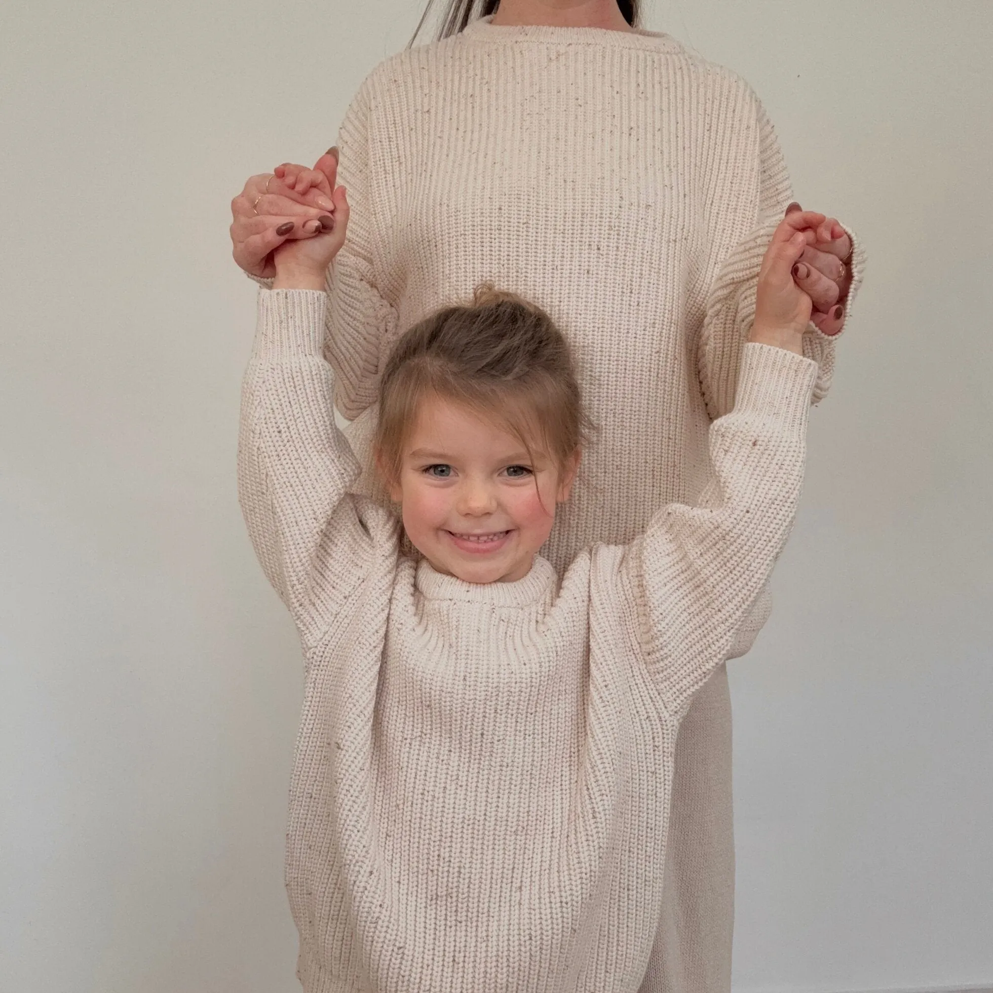 Aspen Chunky Knit Oversized Jumper (Cocoa Flecked)