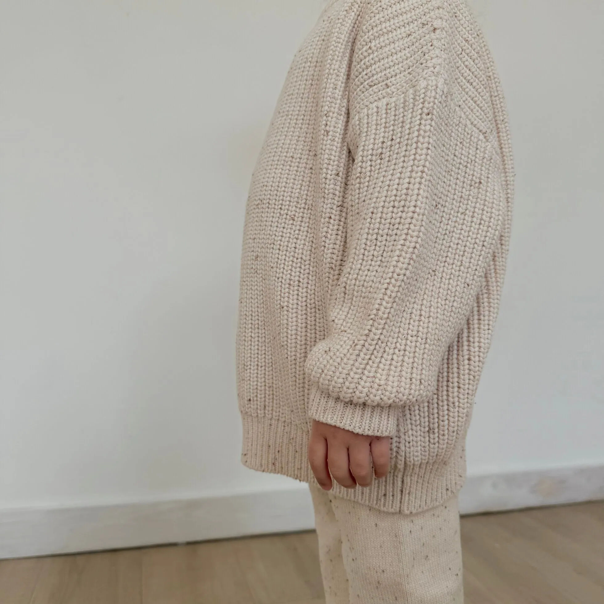 Aspen Chunky Knit Oversized Jumper (Cocoa Flecked)