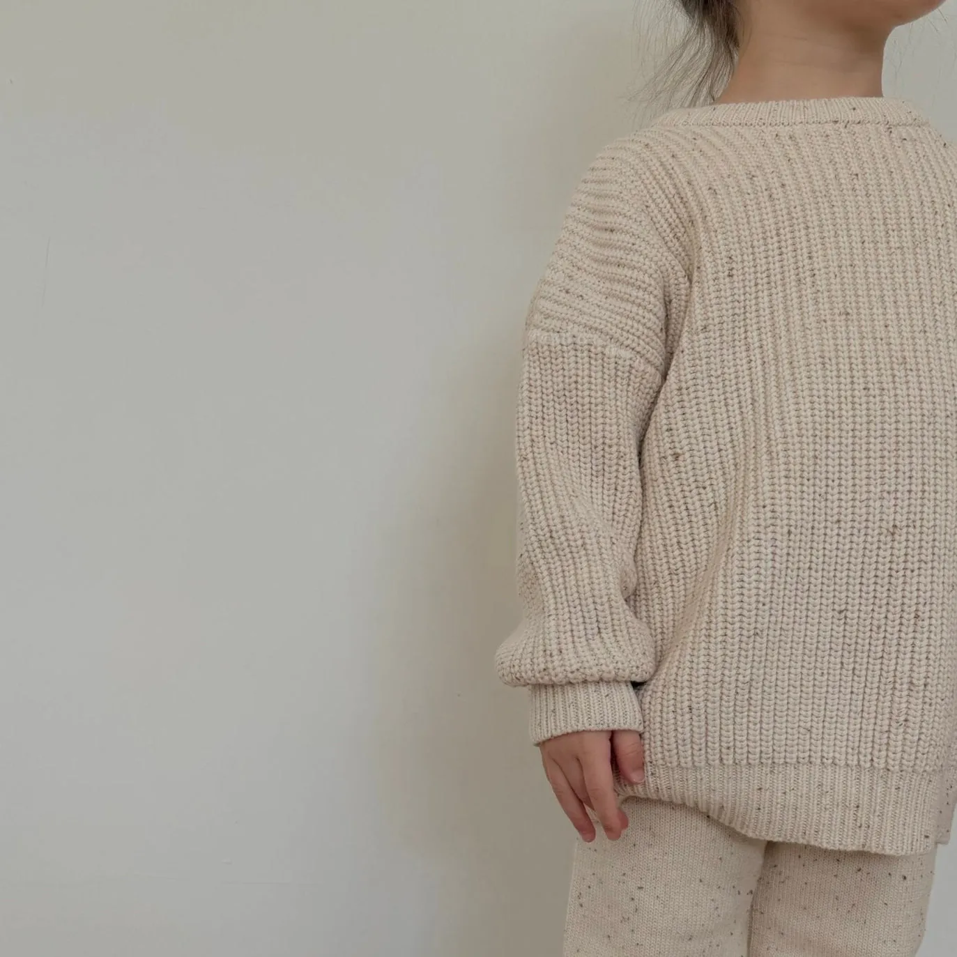 Aspen Chunky Knit Oversized Jumper (Cocoa Flecked)