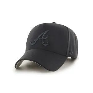 Atlanta Braves Black/Black '47 MVP DT SNAPBACK