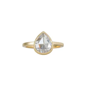 Ava Pear Rose Cut