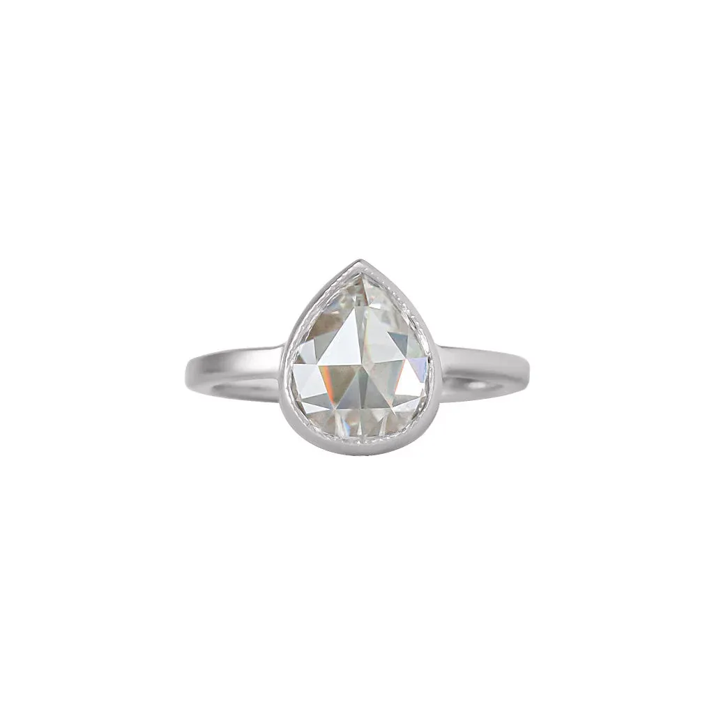 Ava Pear Rose Cut