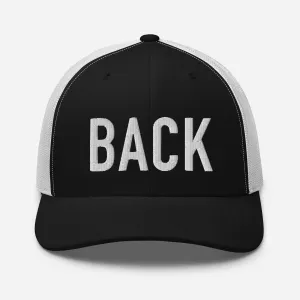 BACK - Backstroke Trucker Hat (w)